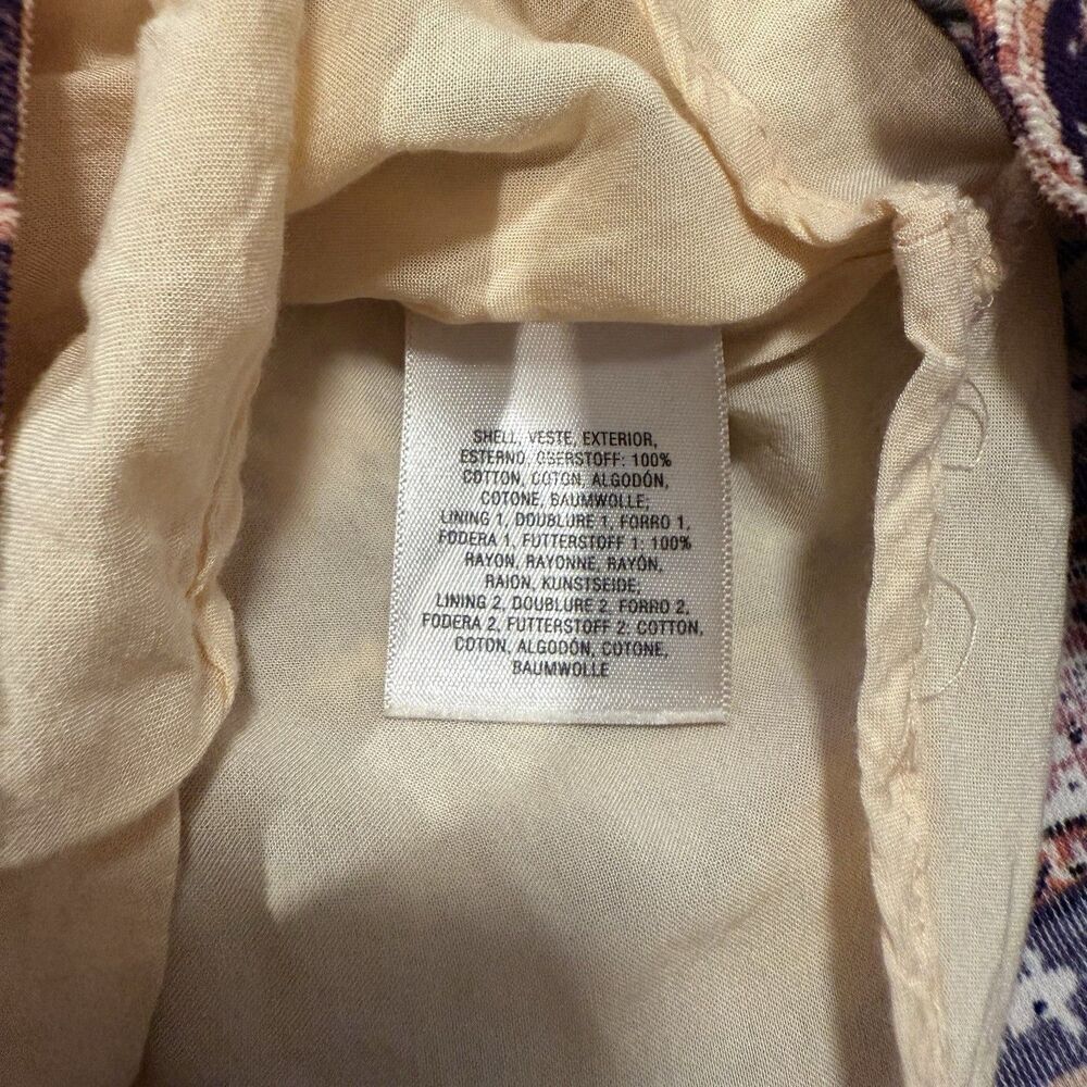 Anthropologie Maeve Cour Royal Corduroy Dress Size 4 Sleeveless Boho Midi - Picture 10 of 12